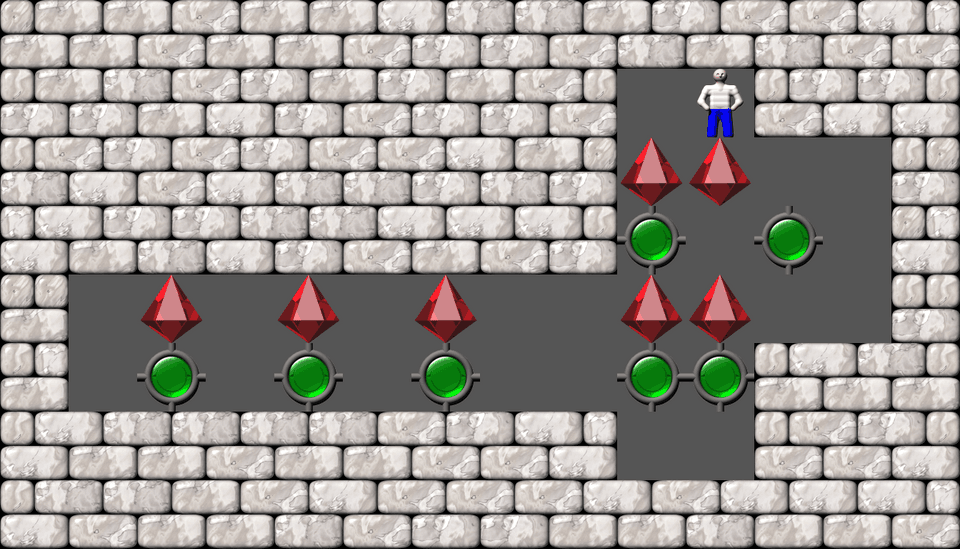 Сокобан More Bugs collections уровень 355